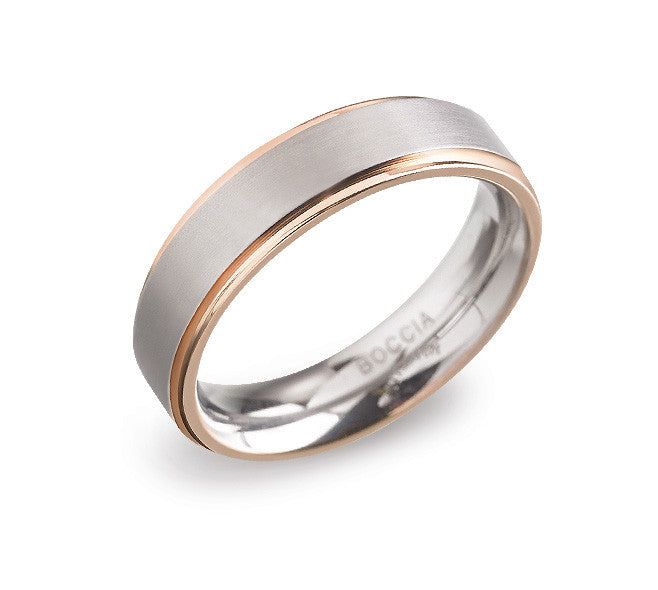 0134-03 Boccia Titanium Ring