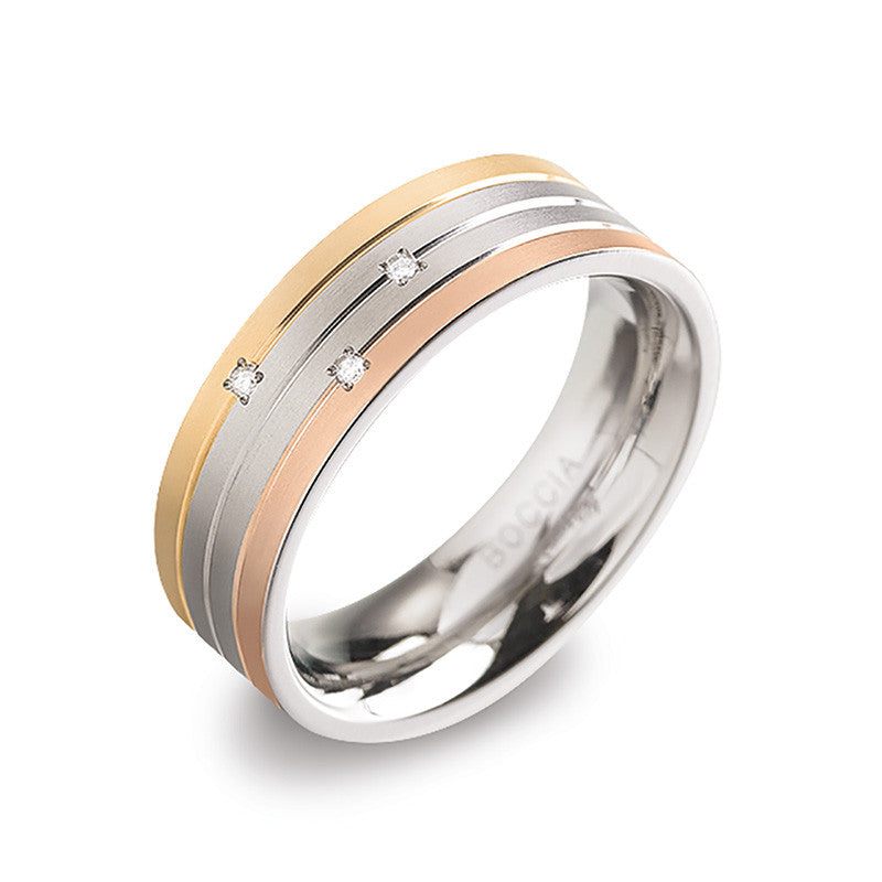 0135-02 Boccia Titanium Ring