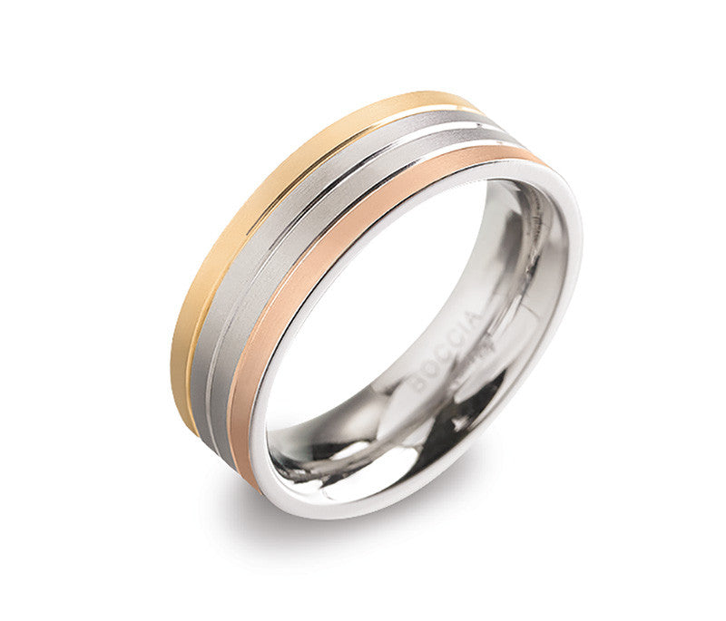 0135-03 Boccia Titanium Ring