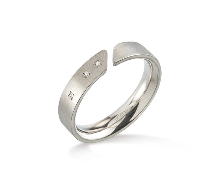 0140-02 Boccia Titanium Ring