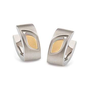 0510-02 Boccia Titanium Earrings