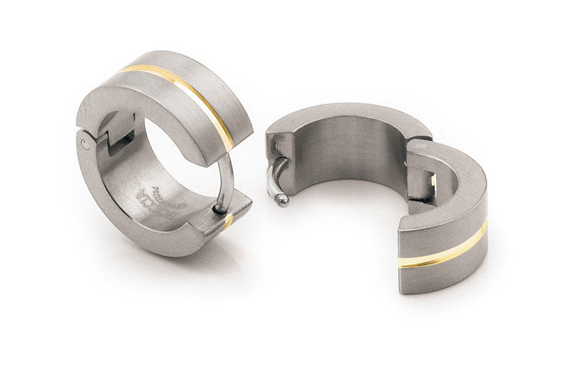 0503-03 Boccia Titanium Earrings