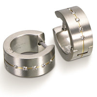 0503-11 Boccia Titanium Earrings