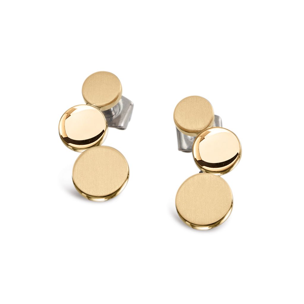 Precious Stone Earrings Gold, Titanium Studs Geometric, Elegant Bar Earrings  Gemstone - Etsy | Diamond earrings, Titanium jewelry, Yellow gold diamond  earrings