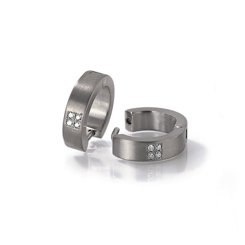  0510-07 Boccia Titanium Earrings