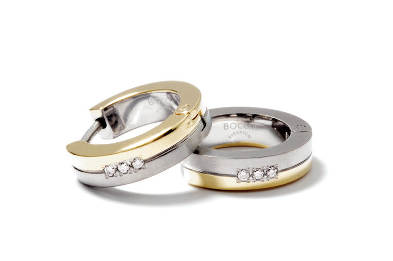 0510-09 Boccia Titanium Earrings