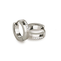 0510-11 Boccia Titanium Earrings