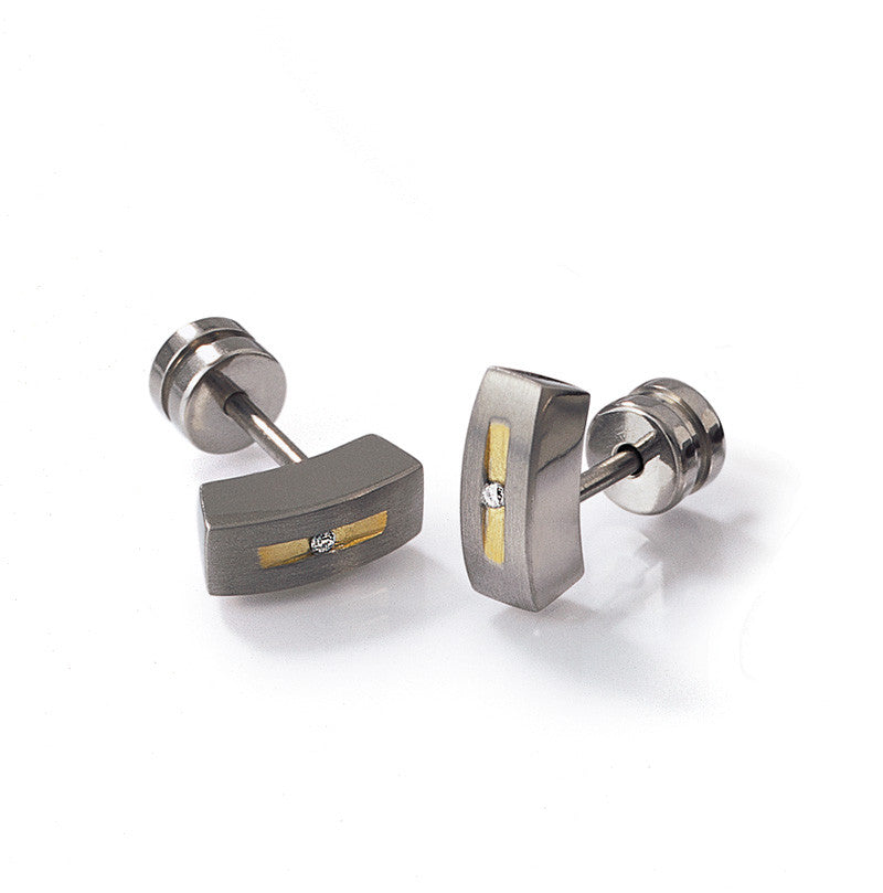 0515-01 Boccia Titanium Earrings