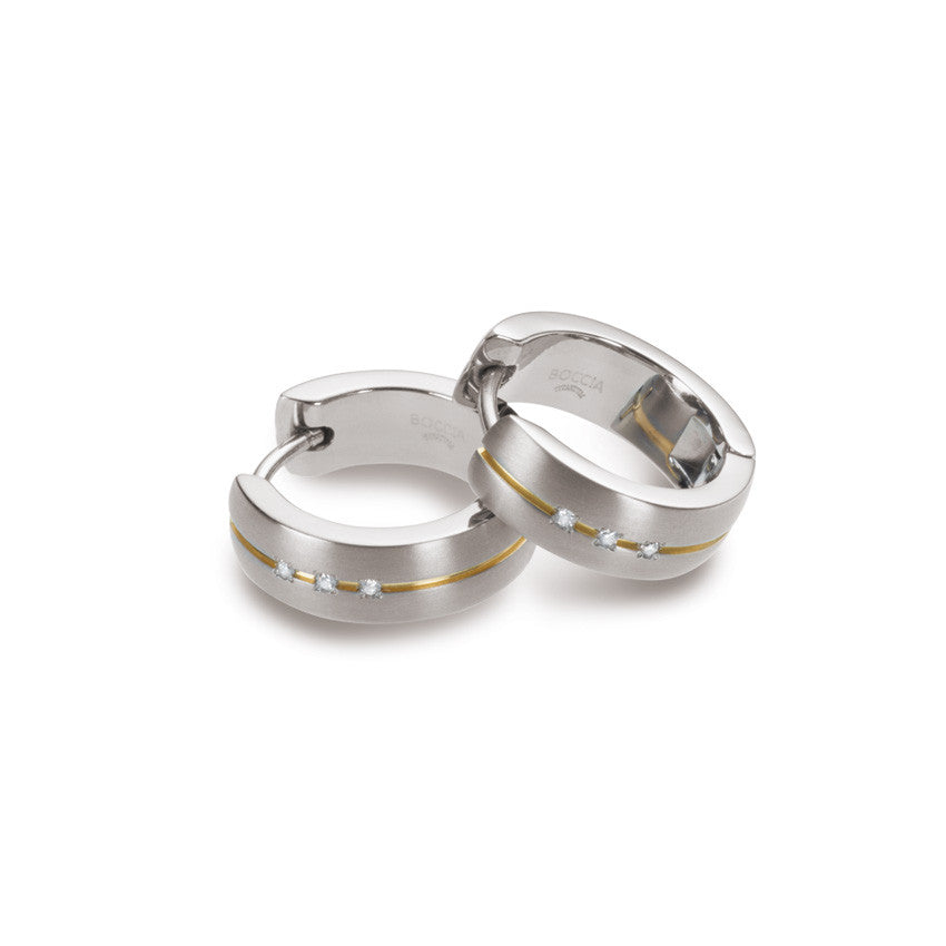 0539-10 Boccia Titanium Earrings