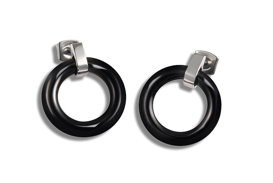 0582-02 Boccia Titanium Earrings