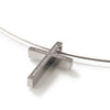 0714-03 Boccia Titanium Cross Pendant