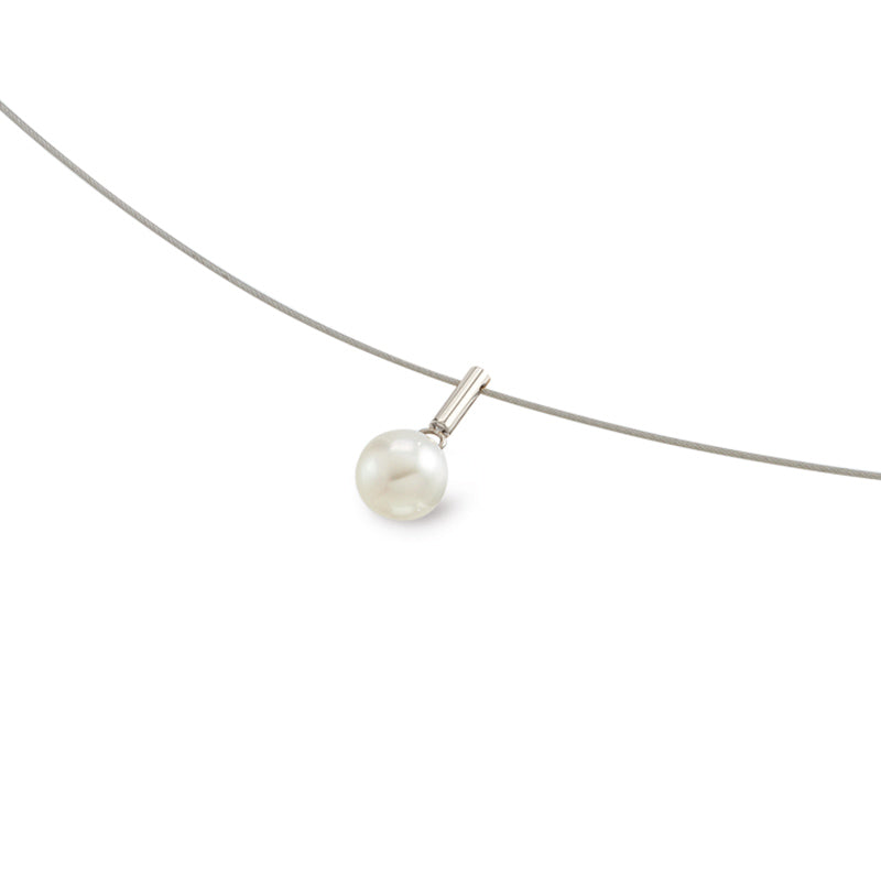 08036-01 Boccia Titanium Pearl Necklace