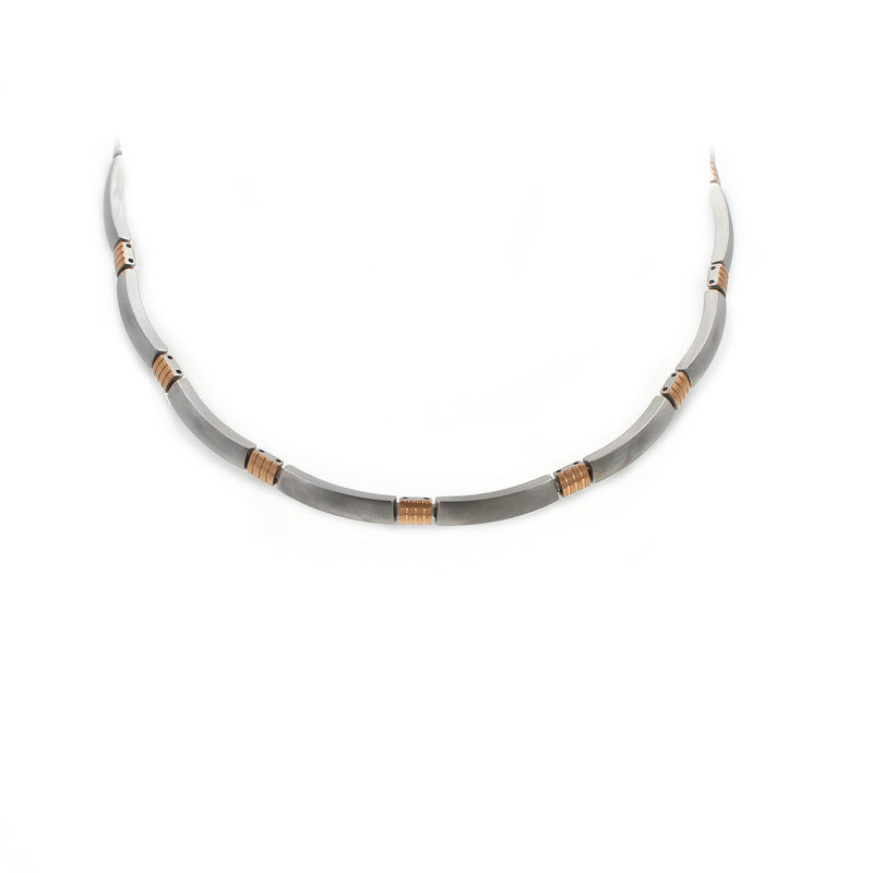 0877-03 Boccia Titanium Necklace