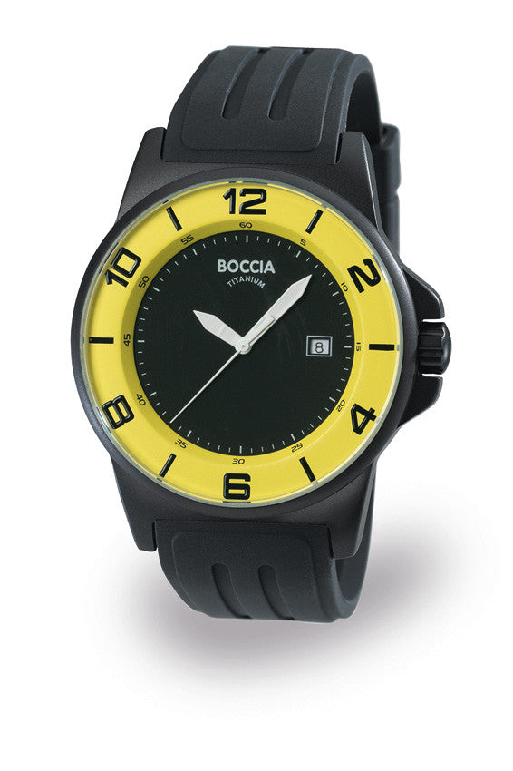 3535-10 Mens Boccia id. Titanium Watch