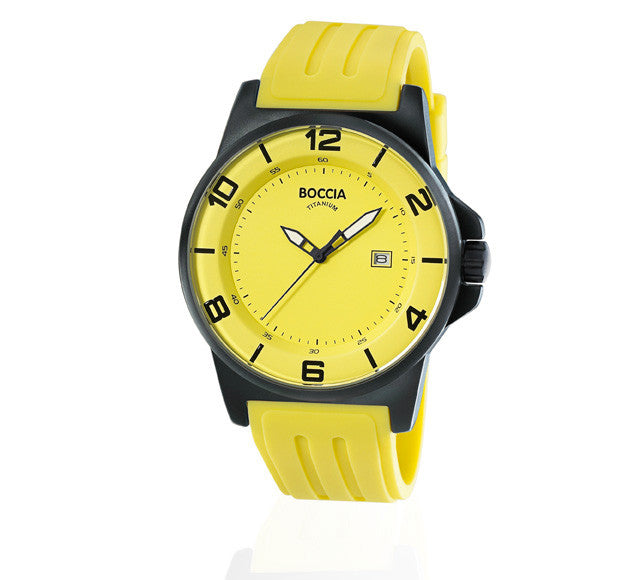 3535-28 Mens Boccia id. Titanium Watch
