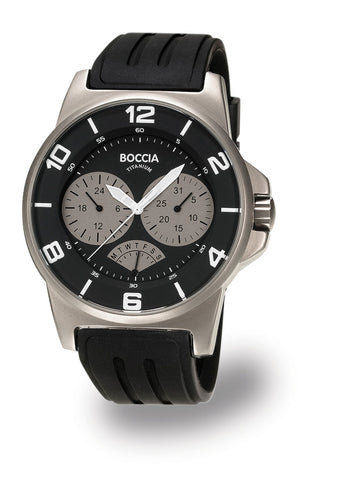 3608-02 Boccia Titanium Mens Watch