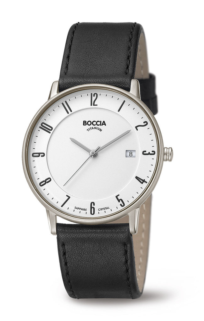 3607-02 Boccia Titanium Mens Watch