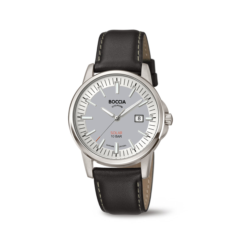 3643-01 Mens Boccia Titanium Solar Powered Watch