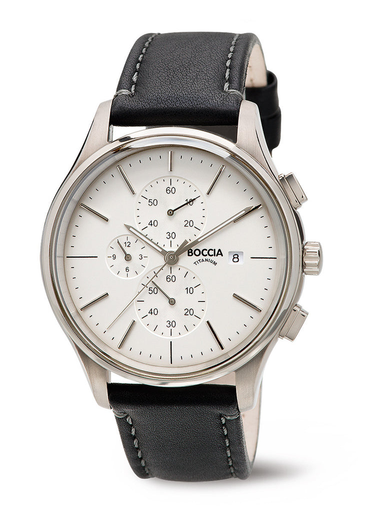 3756-01 Mens Boccia Titanium Chronograph Watch