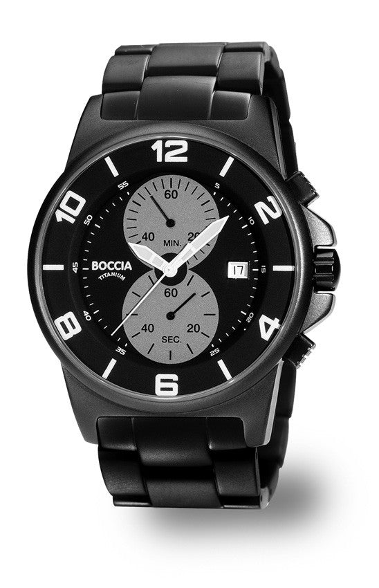 3777-04 Mens Boccia id. Titanium Watch