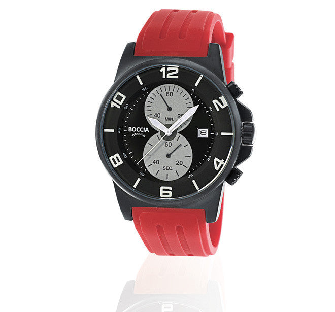 3777-05 Mens Boccia id. Titanium Watch