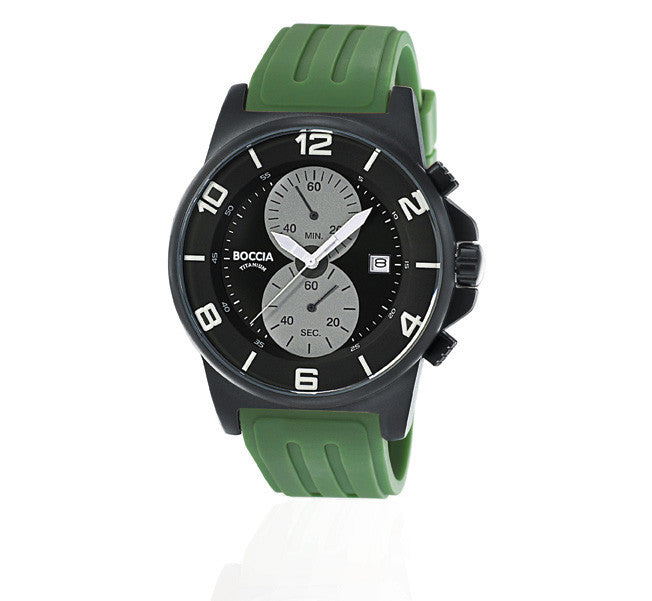 3777-08 Mens Boccia id. Titanium Watch