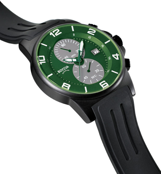 3777-14 Mens Boccia id. Titanium Watch