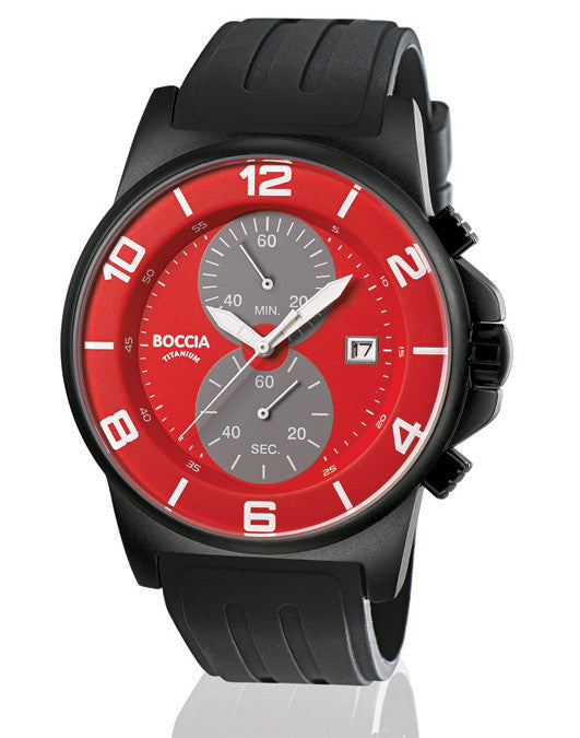 3777-17 Mens Boccia id. Titanium Watch