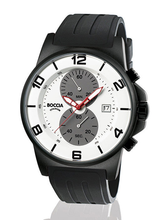 3777-19 Mens Boccia id. Titanium Watch