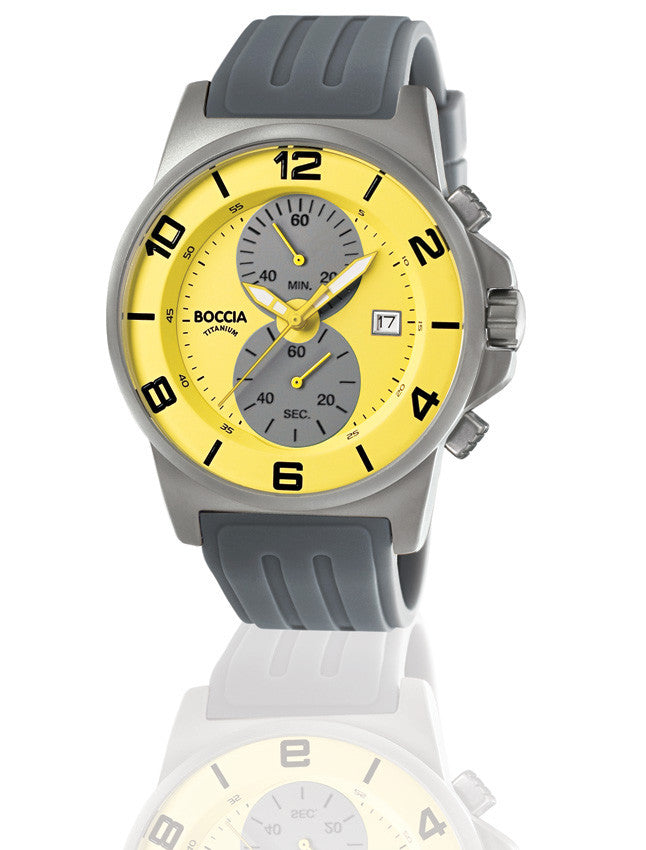 3777-20 Mens Boccia id. Titanium Watch