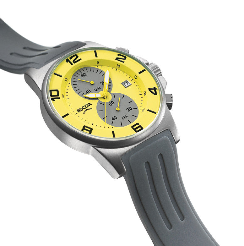 3777-20 Mens Boccia id. Titanium Watch