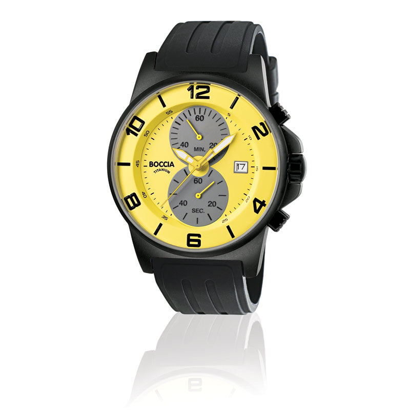 3777-23 Mens Boccia id. Titanium Watch