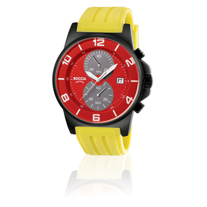 3777-29 Mens Boccia id. Titanium Watch