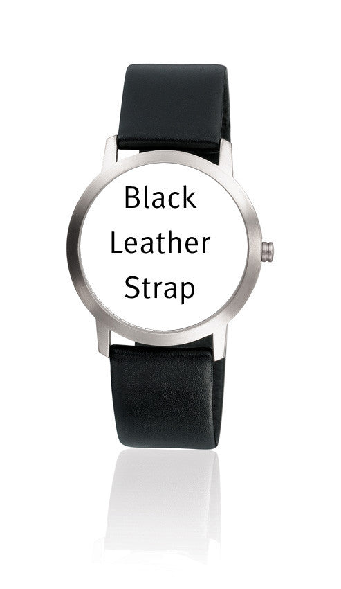 BRA16MML 16mm Black Leather Strap