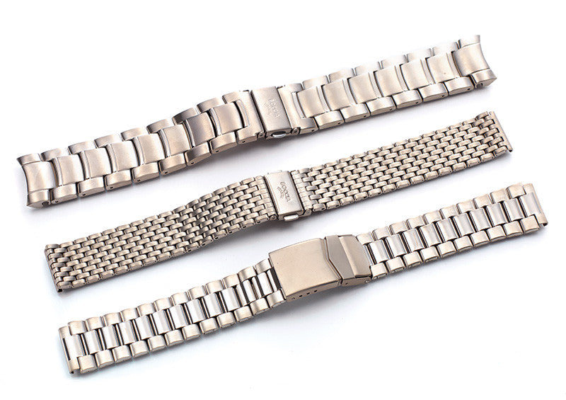 Amazon.com: BINLUN Thick Stainless Steel Watch Band Metal Heavy Polished  Matte Brushed Finish Watch Strap Replacement for Men Women  16mm/18mm/20mm/21mm/22mm/23mm/24mm/26mm(Polished Silver,22mm) : Clothing,  Shoes & Jewelry