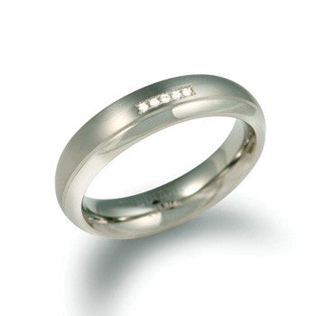 0130-09 Boccia Titanium Ring