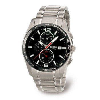 3767-02 Mens Boccia Titanium Chronograph Watch