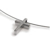 0713-02 Boccia Titanium Cross Pendant