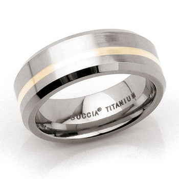 0101-10 Boccia Titanium Ring