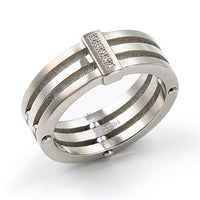 0126-01 Boccia Titanium Ring