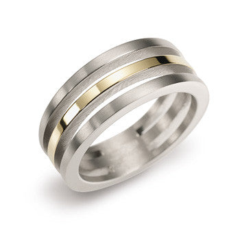 0128-02 Boccia Titanium Ring