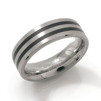 0101-17 Boccia Titanium Ring