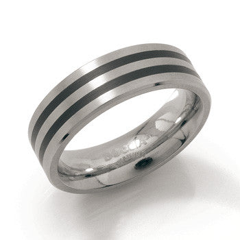 0101-22 Boccia Titanium Ring