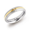 0131-04 Boccia Titanium Ring
