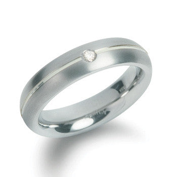 0130-05 Boccia Titanium Ring