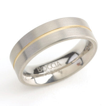 0121-01 Boccia Titanium Ring