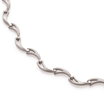 08004-02 Boccia Titanium Necklace