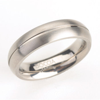 0120-01 Boccia Titanium Ring