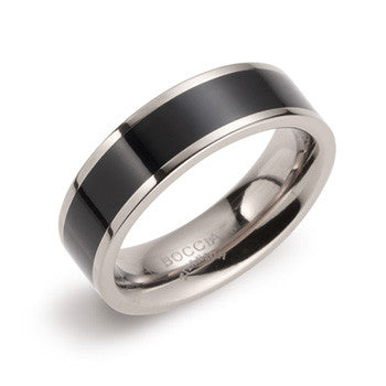 0130-01 Boccia Titanium Ring
