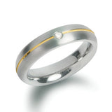 0130-06 Boccia Titanium Ring